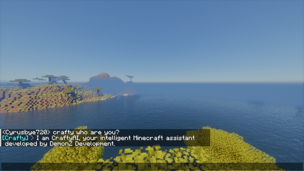 CraftyAI Natural Chat